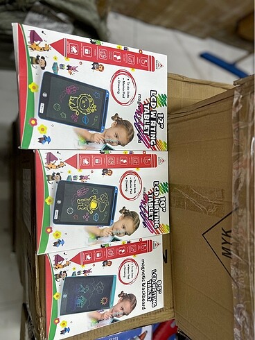 Diğer 3 boy tablet 10?ar tane ve 10 adet tetris her renkten 2?şer tane