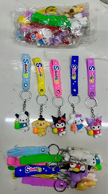 Sanrio maskot anahatarlık paketi 12?kidir