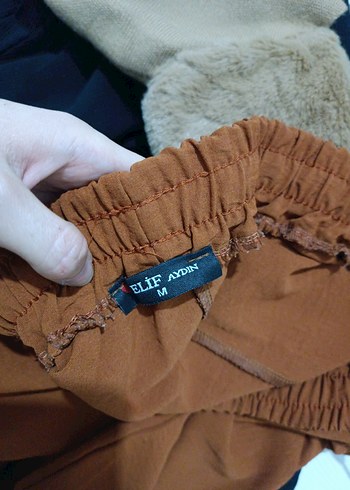 Kiremit Rahat Kesim Kadın Boyfriend Pantolon - Görsel 5