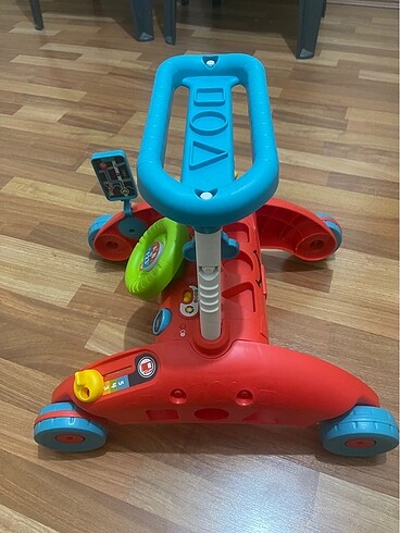 Beden kırmızı Renk Fisher price il arabam çift yönlü yürüteç