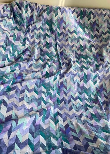 Mor Tonlarda Pastel Batik Desenli Nevresim Takımı - Görsel 3