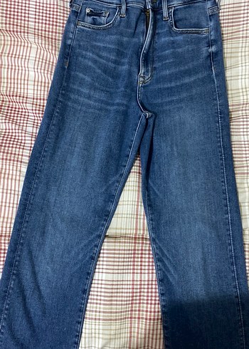 Koyu Mavi Kadın Denim Pantolon - Görsel 3