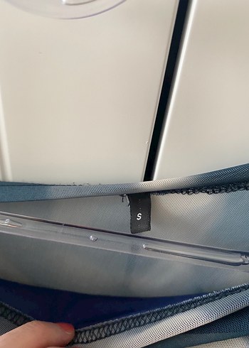 Drapeli Bağlama Desenli Uzun Kollu Bluz - Görsel 4