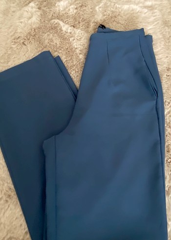 Mavi Kadın Normal Kesim Kumaş Pantolon - Görsel 2