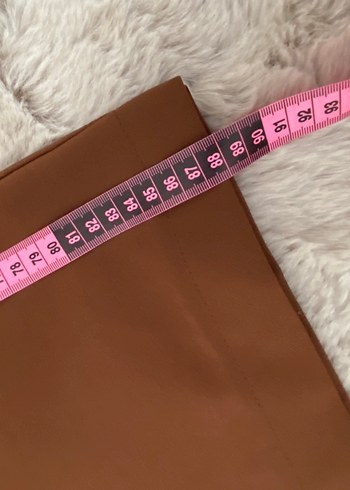 Kadın Bej Kumaş Pantolon - Görsel 4