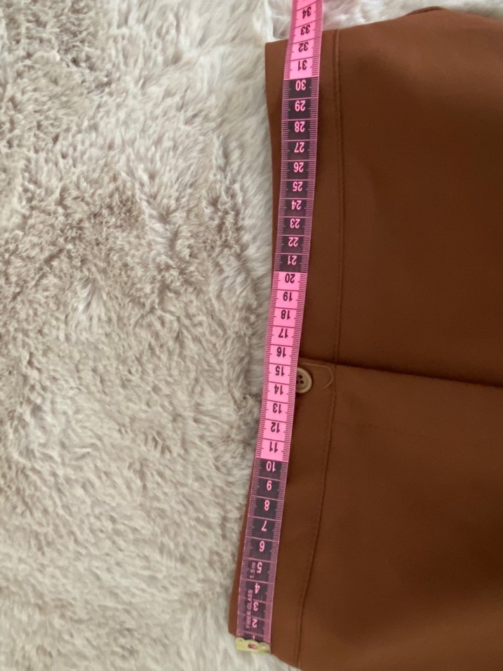 Kadın Bej Kumaş Pantolon - Görsel 5