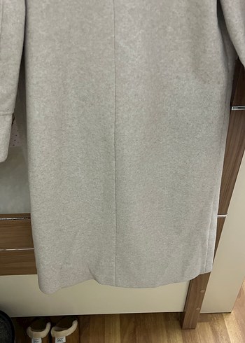 Bej Çift Düğmeli Kaban - Görsel 5