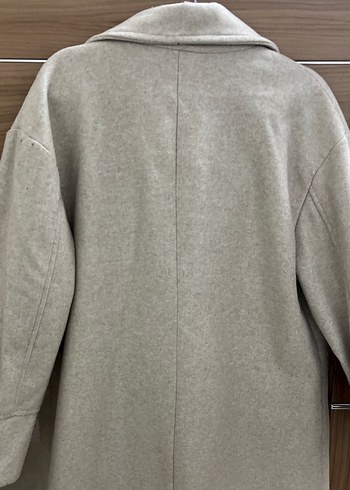 Bej Çift Düğmeli Kaban - Görsel 4