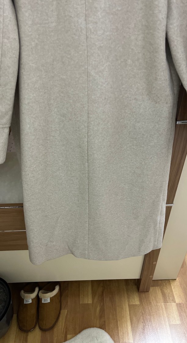 Bej Çift Düğmeli Kaban - Görsel 5