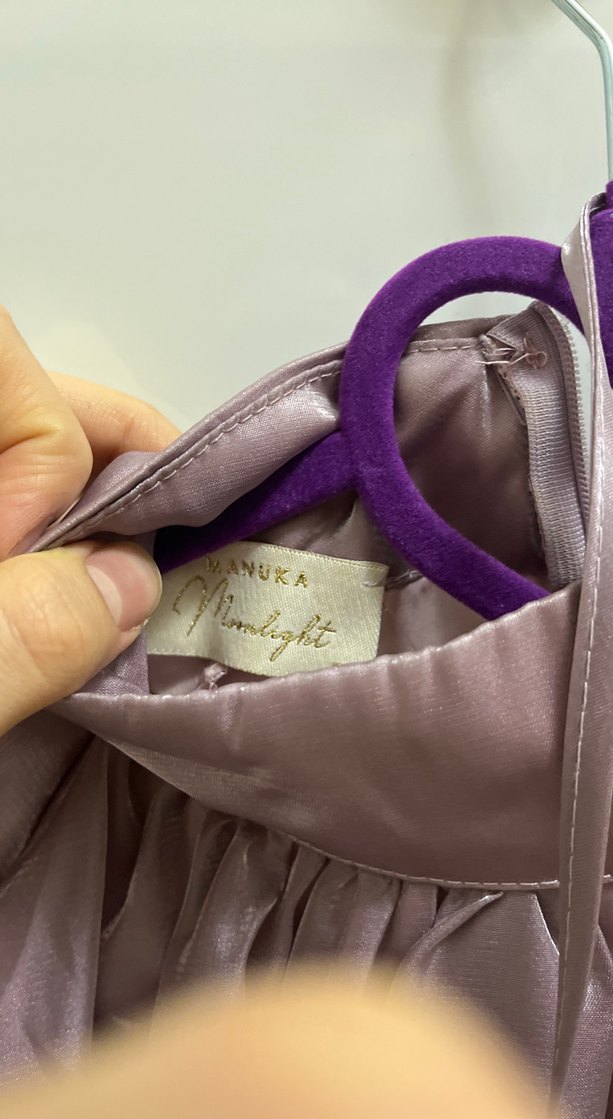 Mor Parlak Saten Bluz - Görsel 5