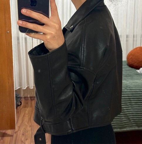m Beden Deri ceket