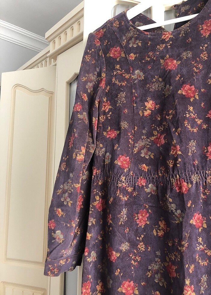 Özel dikim inci kadife kumaş - Görsel 2