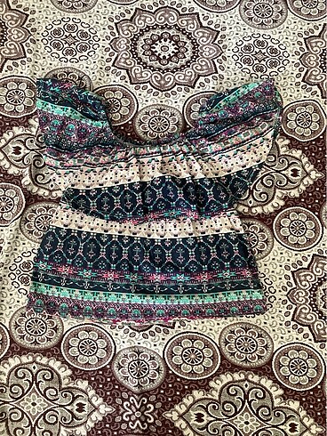Kadın crop tarzı bluz