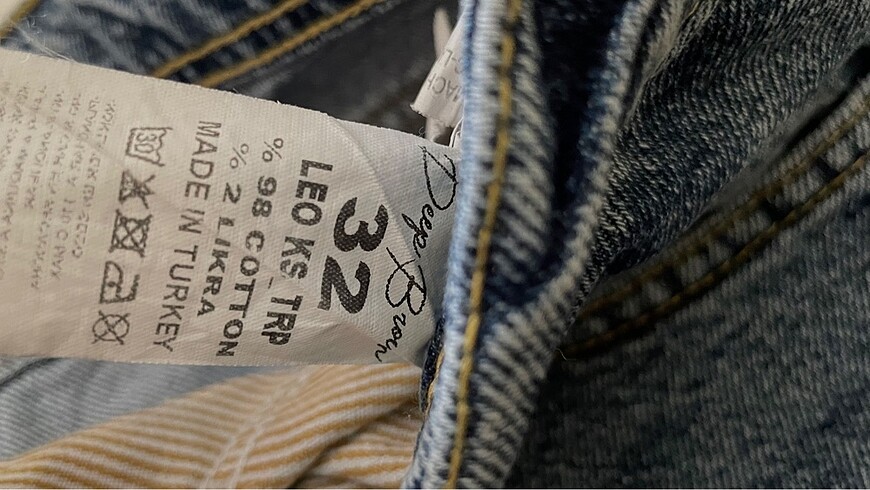 32 Beden Erkek jeans