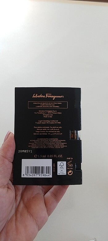 Beden Renk Salvatore Ferragamo Parfüm