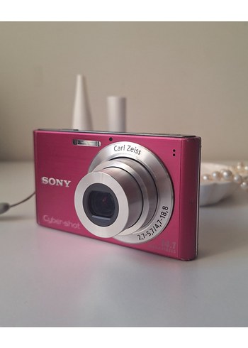 SONY CYBER-SHOT Dijital Fotoğraf Makinesi-pembe