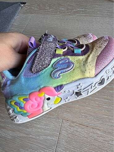25 Beden çeşitli Renk Skechers ışıklı unicorn ayakkabı