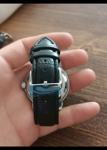 Klasik Biker Siyah Mekanik Erkek Saat - Görsel 4