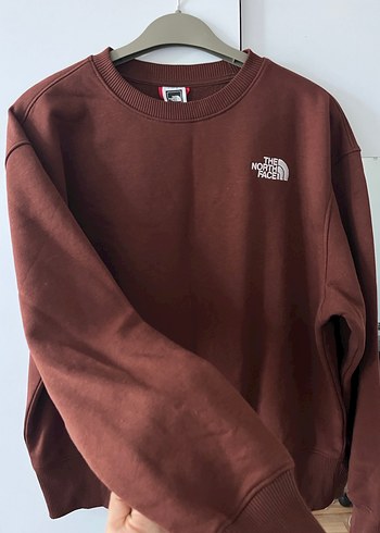 m Beden kahverengi Renk The North Face Kahverengi Oversize Sweatshirt