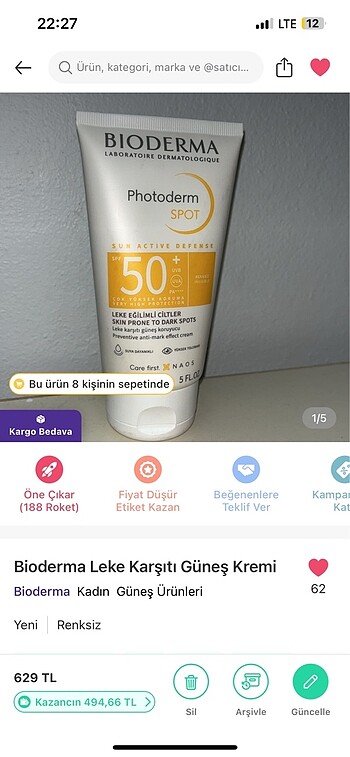 Bioderma Güneş Kremi