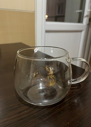 Lc Waikiki Home Şeffaf Cam Kupa Altın Detaylı