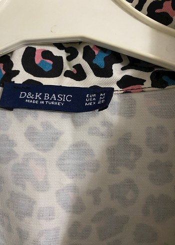 Leopar Desenli Uzun Kollu Salaş Kadın tunik - Görsel 4