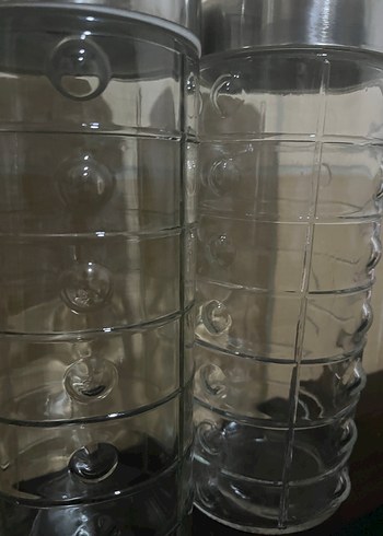 Gri Kapaklı Şeffaf Cam Saklama Kavanozları - Görsel 3