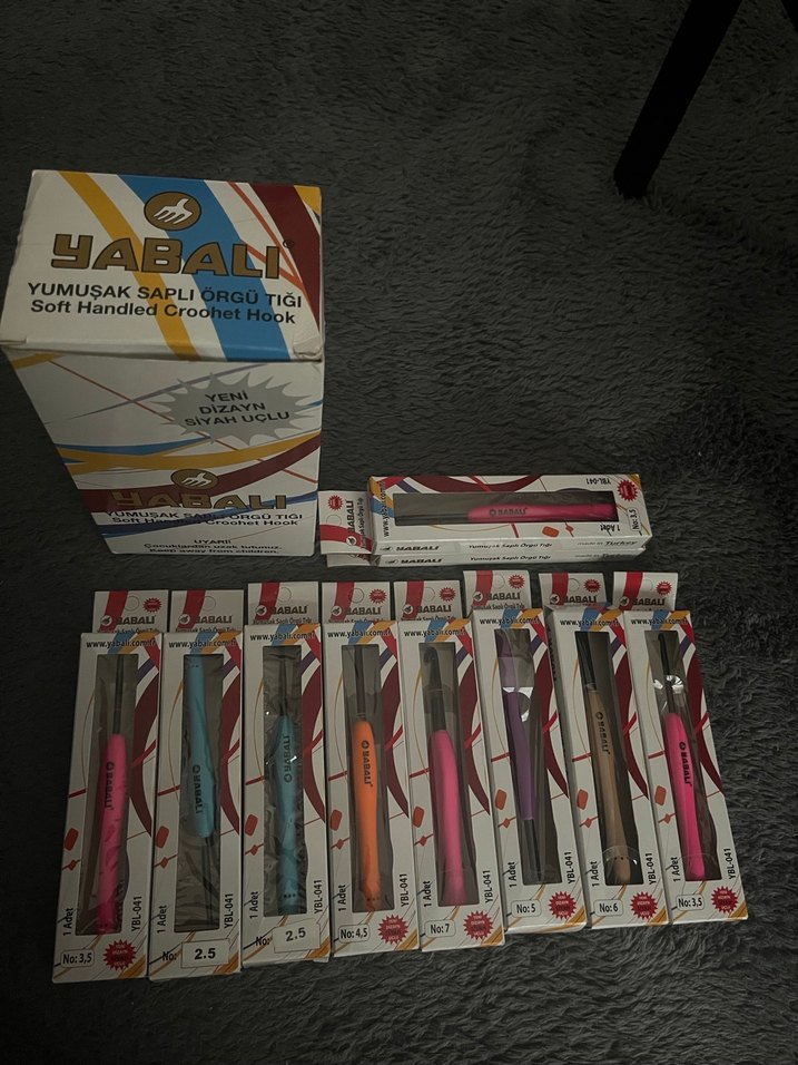 Yumuşak Saplı Tığ Seti 10lü - Görsel 2