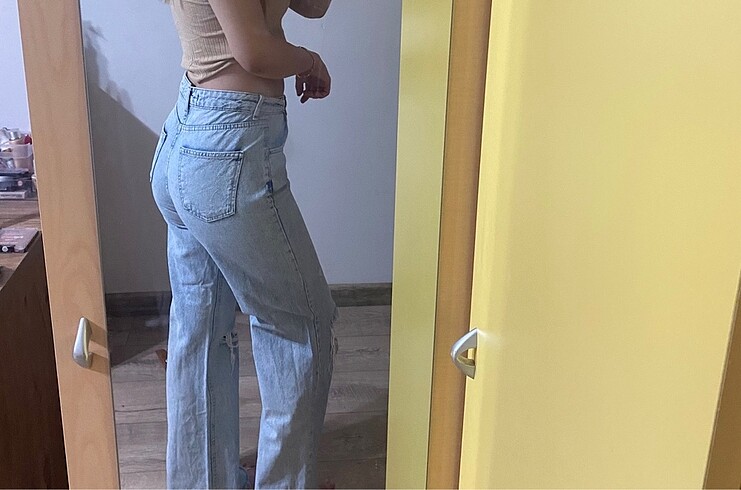 s Beden bol paça kot pantolon