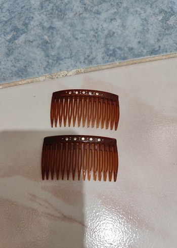 Diğer kahve renkli Vintage Tarak toka