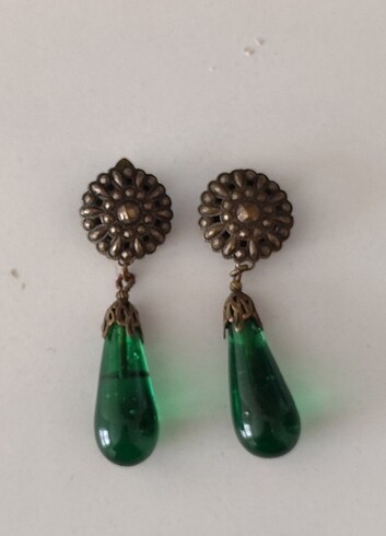 Klipsli vintage küpe 