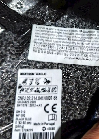 Oxelo Siyah Biker Kask - Görsel 5