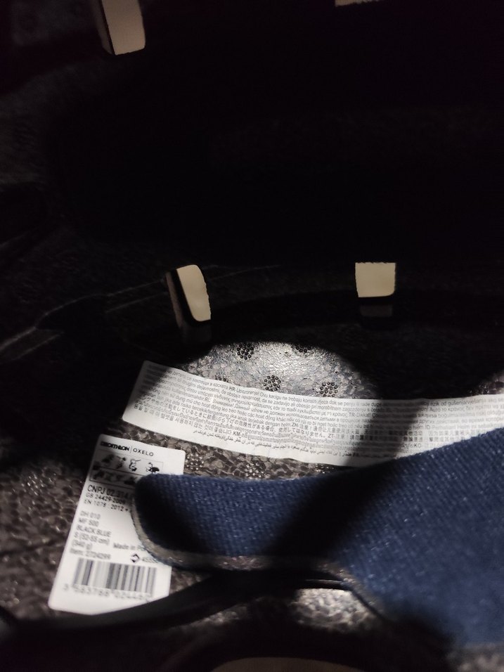 Oxelo Siyah Biker Kask - Görsel 3