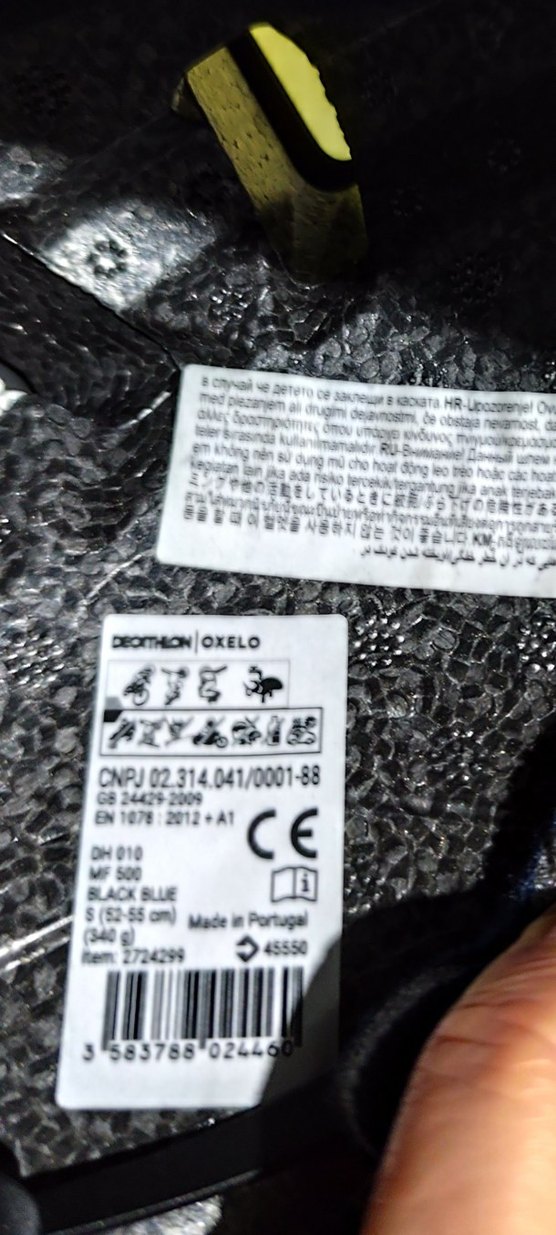 Oxelo Siyah Biker Kask - Görsel 5