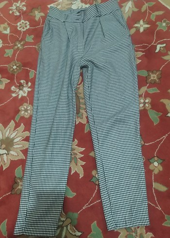 siyah kadın Kumaş Pantolon - Görsel 3