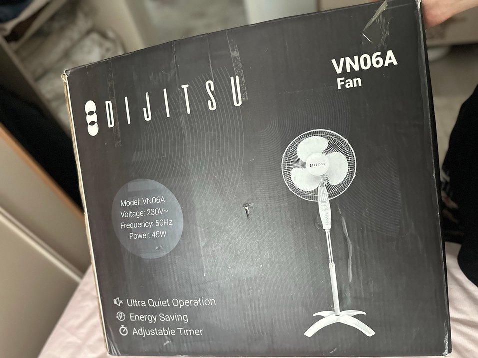 Dijitsu VN06A Ayarlanabilir Zamanlayıcılı Vantilatör - Görsel 2