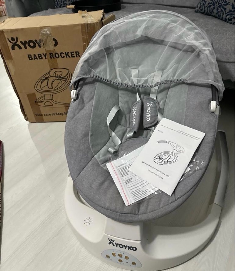 Gri Renkli Yoyko Bebek Otomatik Ana Kucağı - Görsel 2