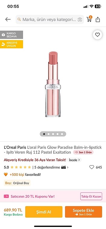 loreal paris ruj