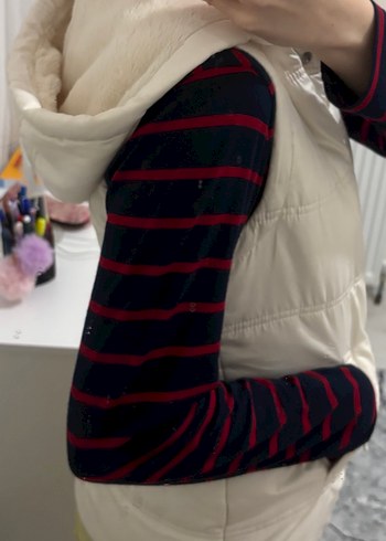 Beyaz Kürklü Sokak Stili ceket - Görsel 3