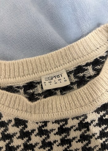 Gri Yılan Desenli Örgü Kadın Kazak - Görsel 2