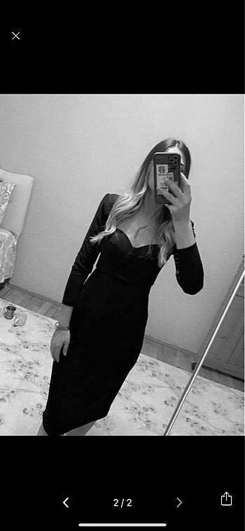 Zara Midi boy elbise