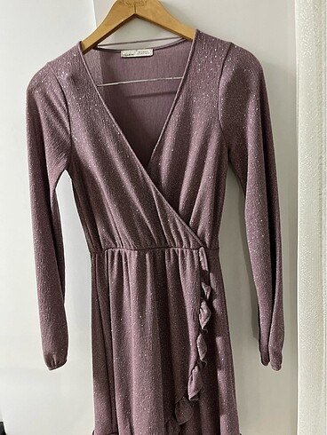 Pull and bear mor elbise