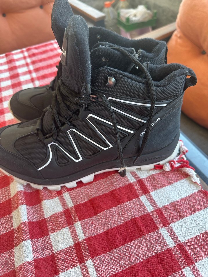 Erkek Siyah Outdoor Spor Bot - Görsel 2