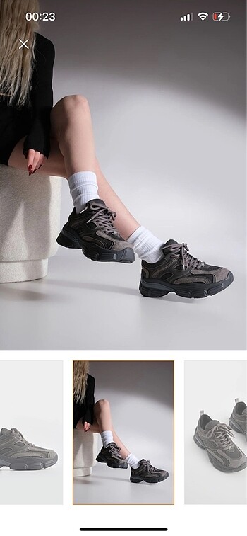 Marjin kadın sneaker kalın taban bağcıklı spor ayakkabı retaz fü
