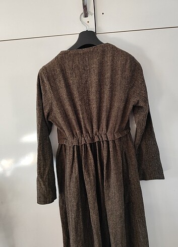 Kadın tesettür elbise kaban - Görsel 4