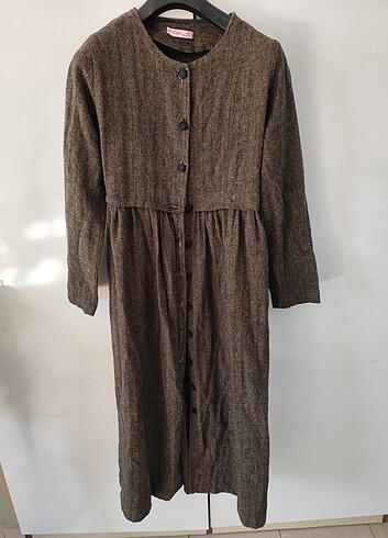 Kadın tesettür elbise kaban - Görsel 6