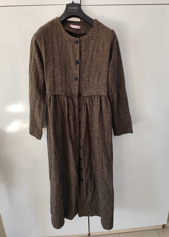 Kadın tesettür elbise kaban - Görsel 2