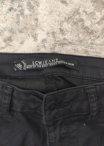 Kadın Siyah Midi Denim Pantolon - Görsel 2