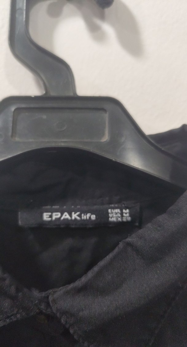 Siyah kadın gömlek - Görsel 2