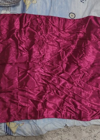 fuşya Parlak eşarp türban - Görsel 2